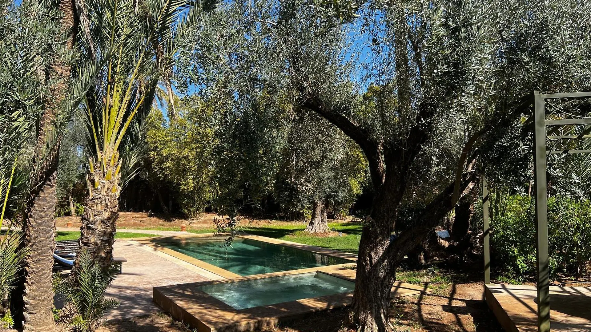 Villa Kasbah De Luxe, Piscine Et Jacuzzi Chauffes, Jardin Tropical Marrákes Marokkó