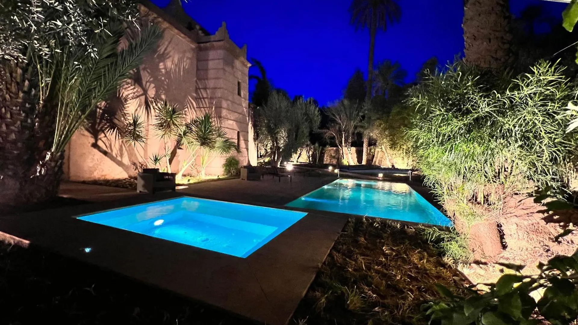 Villa Kasbah De Luxe, Piscine Et Jacuzzi Chauffes, Jardin Tropical Marrakesh Morocco