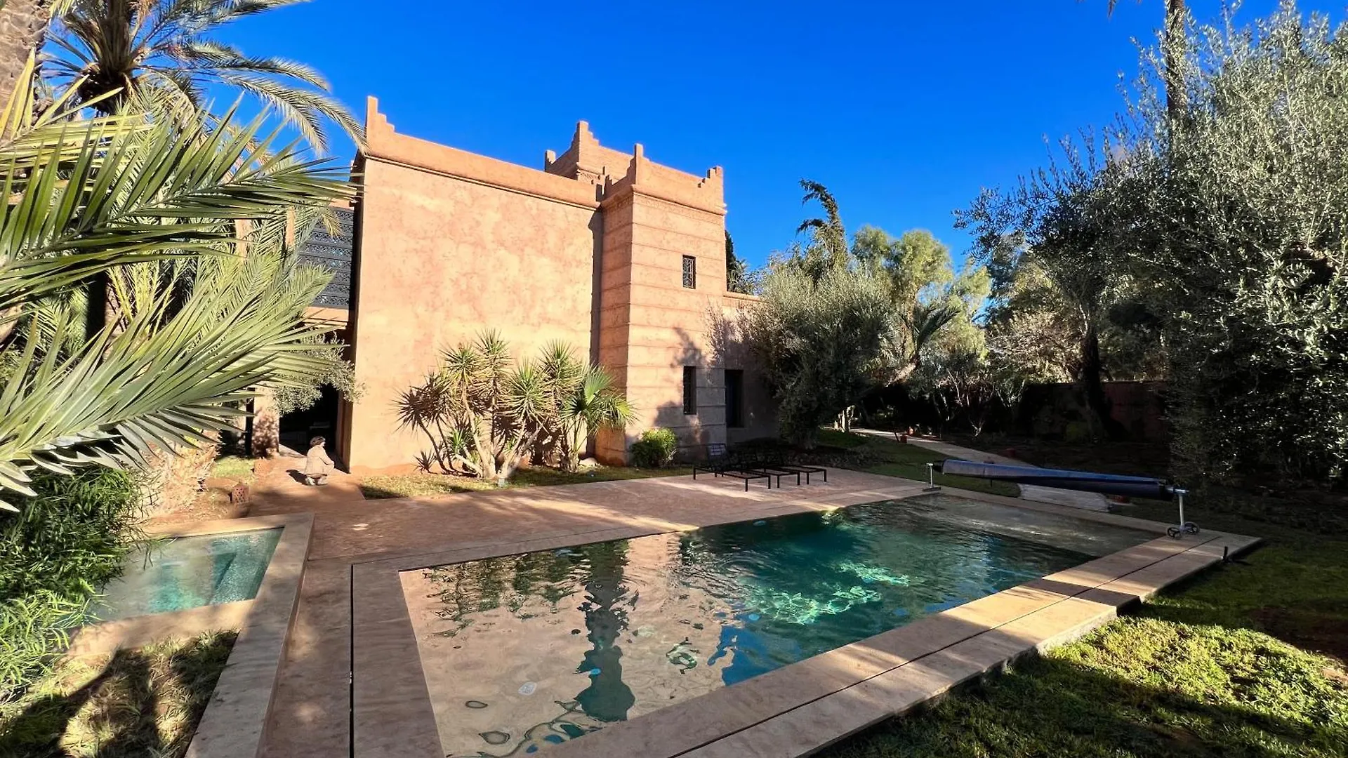 Villa Kasbah De Luxe, Piscine Et Jacuzzi Chauffes, Jardin Tropical Marrakesh Morocco